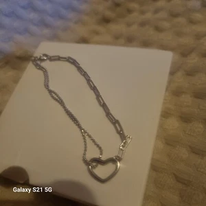 Sterling Silver Braclet Heart 925/ - Picture 1 of 3