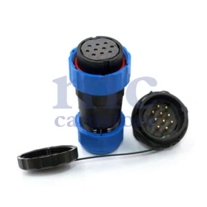 SD28 10 Pin Circular Waterproof IP67 Aviation Plug Socket,Panel Mount Connector - Picture 1 of 4