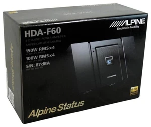 Alpine HDA-F60, HIGH END Status 4 Kanal Verstärker 600 W kostenloser weltweiter Versand - Bild 1 von 1