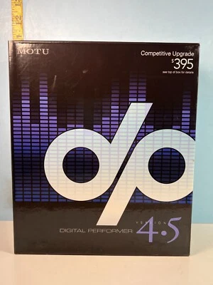 MOTU Digital Performer Version 4.5 for MAC OS Audio Sequencing Software - Image 1 of 4