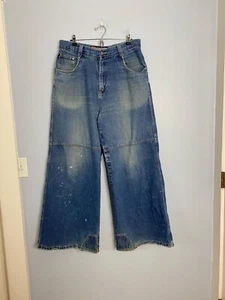Vintage Greed Garments Special Forces Wide Leg Skateboarding Jeans, Size 36, 90s - Picture 1 of 10