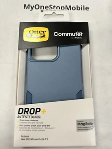 OtterBox - Commuter Case for Apple iPhone 15 Pro MAX - Color: BLUE - Picture 1 of 2