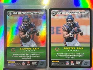 DAVID MONTGOMERY 2022 Panini NFL Five Football TCG BEARS C29 Holo + Base