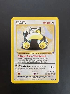 Pokemon Card Uncommon Legendary Collection English Near Mint 64/110 Snorlax - Image 1 of 4