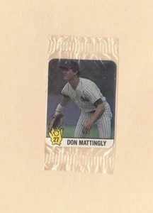 1987 HOSTESS STICKER # 27 DON MATTINGLY SUPERSTAR EDITION CANADIAN STICKER SEAL - Bild 1 von 2