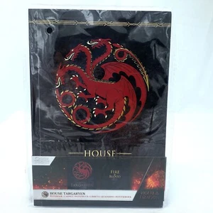 Game of Thrones: House Targaryen Fire & Blood Ruled Notebook Paperback 8"x5.5" - Picture 1 of 4