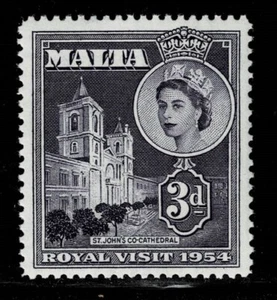 MALTA -1954 ROYAL VISIT- Sc#232 - MUH - BE 115 - Picture 1 of 1