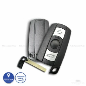 CARCASA LLAVE CONTROL REMOTO 3 TECLAS COCHE BMW SERIE 1 3 5 7 X5 Z4 SHELL - Imagen 1 de 6