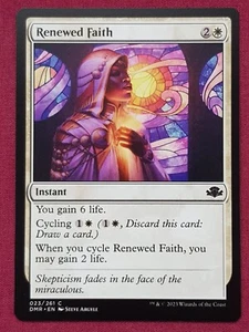 Magic The Gathering DOMINARIA REMASTERED RENEWED FAITH white card MTG - Bild 1 von 2