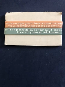 2 Pcs Silicone Christian Bracelet - Bible Verse Bracelets 2Thessalonians 2:17 R - Picture 1 of 2