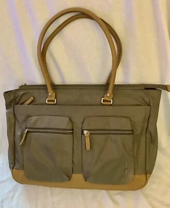 Samsonite Khaki / Light Tan Tote Overnight Laptop Move Pro Bag - Unisex - Picture 1 of 8