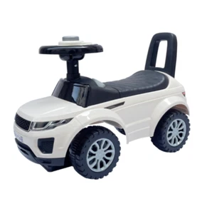 Ricco 3-in-1 Autofahrt Fuß auf Boden Schieberegler Kleinkind mit Hornlenkung weiß - Bild 1 von 15