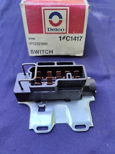 NOS OEM Ignition Switch Delco 12321881 C1417 for 1979-89 Dodge Plymouth L4 - Picture 1 of 2