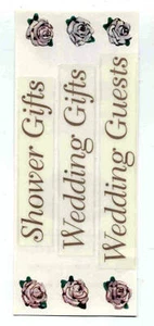 CREATIVE MEMORIES ORIGINAL WEDDING STICKER SHEET #12 BN - Picture 1 of 1