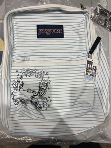 JanSport Super G, Superbreak Rucksack, Schultasche, Blue Strip, 25L (LTD Edition) - Bild 1 von 6