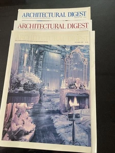 ARCHITECTURAL DIGEST Lot Of 3 Feb 1993, Oct 1989, Sept 1997 - Picture 1 of 6