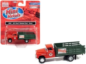 1957 Chevrolet Stakebed Truck Red "Texaco - Marfak Lubrication" 1/87 (HO) Scale - Picture 1 of 1