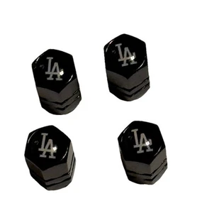 Brand New MLB Los Angeles Dodgers Car Tire Valve Stem Covers Set Of 4 - Picture 1 of 2