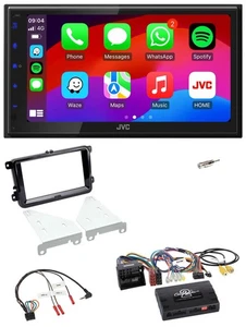 JVC Bluetooth 2DIN Lenkrad DAB USB Autoradio für VW T6 15-19 52pin piano - Bild 1 von 11