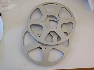 X BBC - 6 orificios 10,5" carrete a carrete carrete [metal] - paquete de 2 de ancho de cinta de 1/4 de pulgada - Imagen 1 de 3