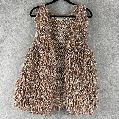 Chaleco Suéter Anthropologie Tejido a Mano por Dollie Mujer M/L Lana Alpaca Festival Foto 1 de 4