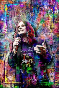 OZZY Osbourne 11x17in Poster, Ozzy Osbourne Tribute Free Shipping US - Picture 1 of 9