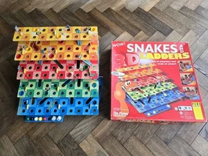 Rare Giant 3D Snakes And Ladders Tiered Board Game 2-6 Players. Used - Picture 1 of 8