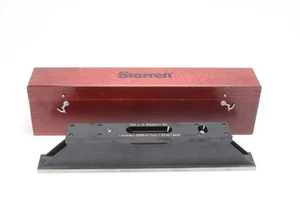 L.S. Starrett No. 199 Master Precision Level With Wooden Case - Picture 1 of 5