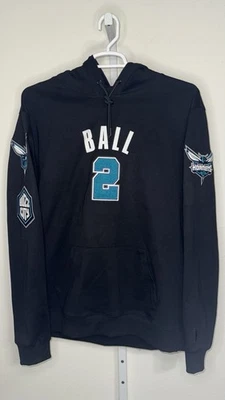 Charlotte Hornets LaMelo Ball Pro Estándar Negro Equipo Jugador Sudadera con Capucha Hombre’s 3XL Foto 1 de 4