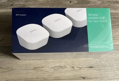 eero mesh (3rd Generation) Wi-Fi Router/Extender - Pack of 3 Sealed - Image 1 of 4