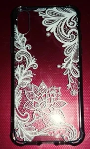 Apple iPhone X Case Clear Lace iPhone 10 smoke - Picture 1 of 3
