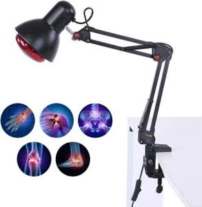 Infrarot Therapie Lampe Wärmelampe Wärmestrahler Rotlichtlampe mit Ständer DE - Bild 1 von 18