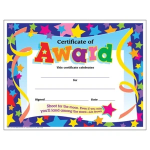 TREND Colorful Certificate of Award - Picture 1 of 1