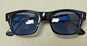 Gafas de sol vintage Cutler and Gross NEGRAS 0466 hechas a mano Col. B UNISEX ~ S/M?? - Imagen 1 de 13