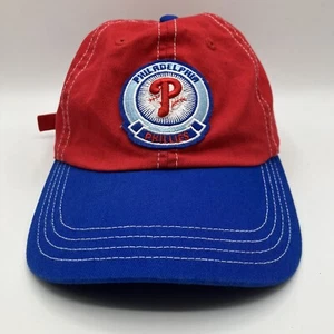 American Needle Philadelphia Phillies Dad Hat OSFM Red Cap Embroidered Logo VGC - Picture 1 of 10