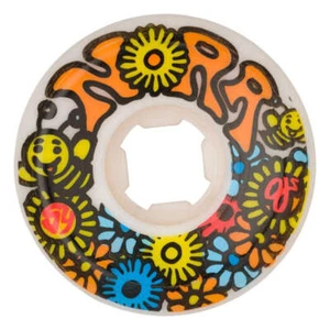 OJ Wheels 54mm 95a Nora Vasconcellos Flowers Elite White Nomads Skateboard Wheel - Picture 1 of 3