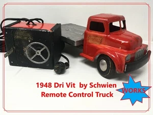 🚚 1948 DRI VIT von Schwien ferngesteuerter Aluminium LKW mit Trafo FUNKTIONIERT! 🚚 - Bild 1 von 12