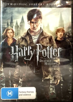 Harry Potter and The Deathly Hallows Part 2 Brand New Sealed DVD (2 Disc) Reg 4 - Image 1 of 3
