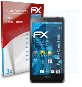 atFoliX 3x Película Protectora para Sony Xperia T (Mint) transparente - Imagen 1 de 9