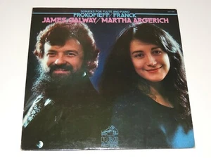 JAMES GALWAY MARTHA ARGERICH PROKOFIEFF + sonatas for flute and piano Lp RECORD - Imagen 1 de 1