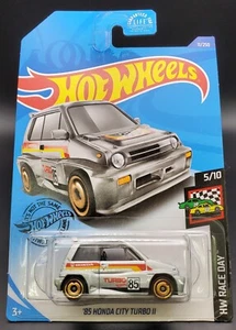 HOT WHEELS - '85 HONDA CITY TURBO II SILVER #11/250 JDM - Picture 1 of 2