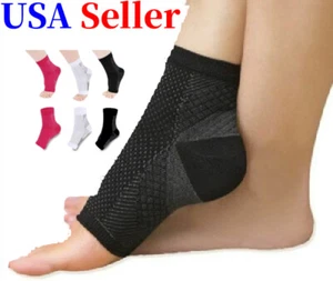 Kompressionsunterstützung Knöchelärmelsocken PLANTARFASZIITIS Absatz Valgus S/M L/XL US - Bild 1 von 8