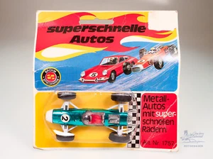 ➡️Brohm coches súper rápidos Mini Marx 500 Type Racer 1757 Brabham F1 embalaje original blister - Imagen 1 de 6