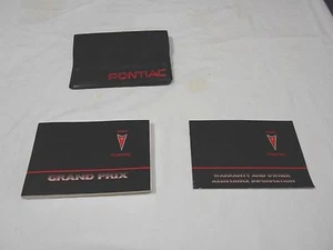 2002 PONTIAC GRAND PRIX OWNER MANUAL 2/PC.SET & BLACK PONTIAC CASE,VERY CLEAN // - Picture 1 of 4