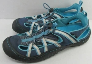 JBU Myrtle Women's Water Ready Shoes Size 8 Navy and Light Blue - Picture 1 of 11