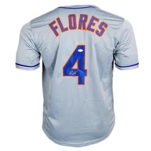 Wilmer Flores Signed New York Grey Baseball Jersey (JSA) - Picture 1 of 3