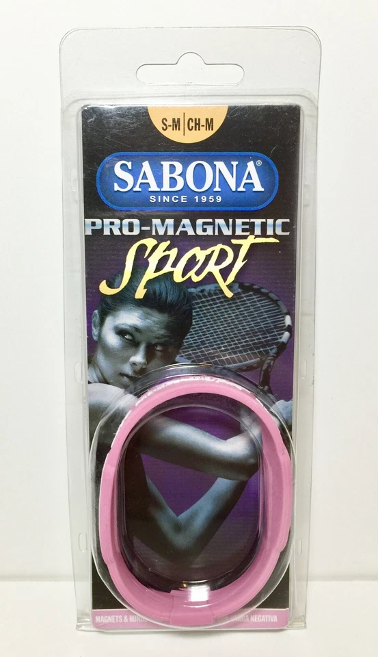 Sabona Pro Magnetic Sport S - M Wristband 1200 Gauss Magnets Minus Ions Titanium - Image 1 of 3