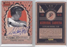 2013 Panini America's Pastime Pastime Signatures /125 Asdrubal Cabrera #AC Auto