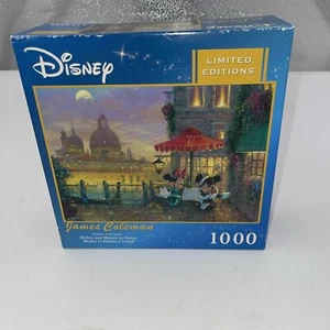 Disney Limited Editions 1000 Pc Puzzle - Mickey and Minnie in Venice - Used 2007 - Picture 1 of 1