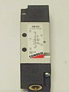 Camozzi 358-033, 5/2, 1/8 Bsp Pilot-Pilotbetrieb, Ventil, 2-Positionen-Reifen - Bild 1 von 7